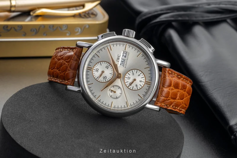 IWC Portofino chronograph steel automatic men's watch IW378302 [2601322]