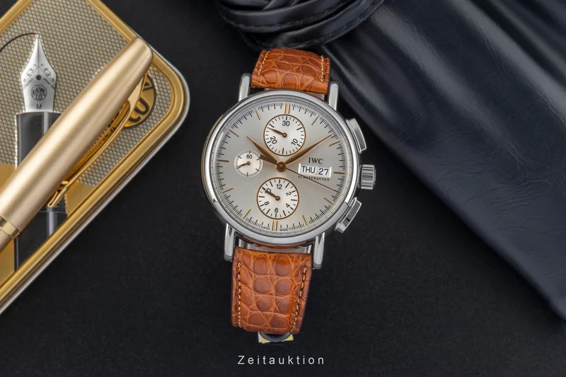 IWC Portofino chronograph steel automatic men's watch IW378302 [2601322]