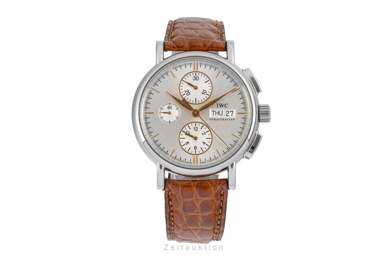 IWC Portofino chronograph steel automatic men's watch IW378302 [2601322]