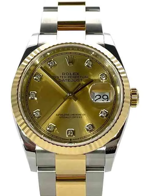 Rolex Datejust 36 126233 Champagner Diamant ungetragen