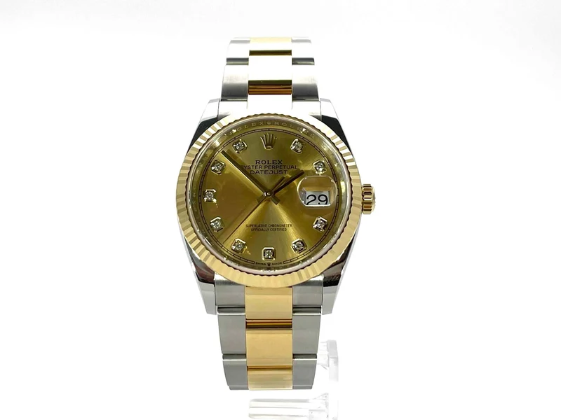 Rolex Datejust 36 126233 Champagner Diamant ungetragen