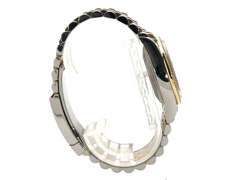 Rolex Datejust 36 126283RBR Diamantlünette Silber R Diamant Jubile-Band 2019 LC100