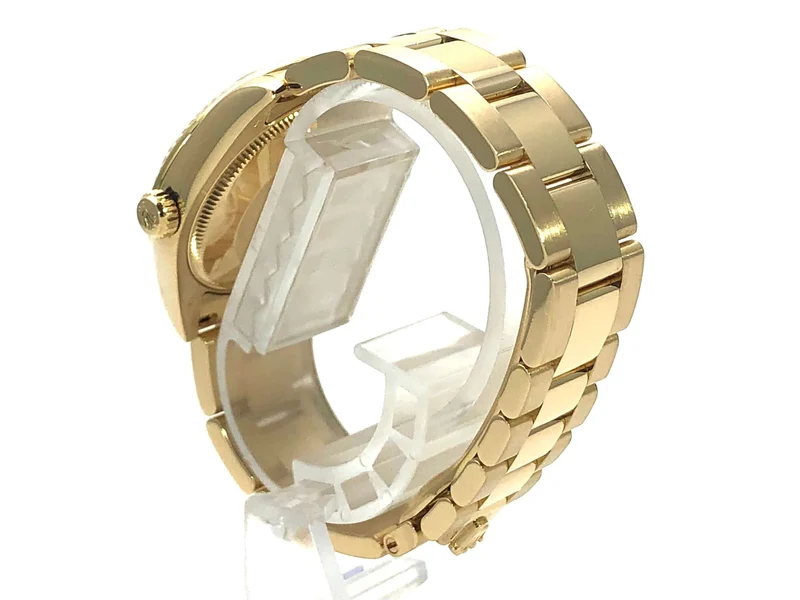 Rolex Datejust 31 Gelbgold 178278 Weiß Römisch aus 2010 LC100