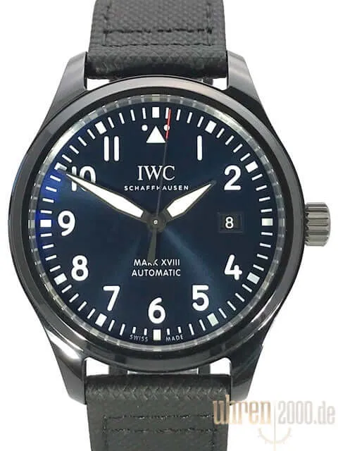 IWC Pilot`s Watch Fliegeruhr Mark XVIII Edition Laureus Sport For Good Foundation IW324703