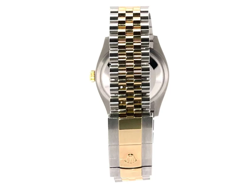 Rolex Datejust 36 Oystersteel - Gelbgold 126233 Golden Palmenmuster Jubile-Band