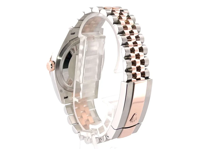 Rolex Datejust 36 Oystersteel Everose-Gold 126231 Rhodium Jubile-Band