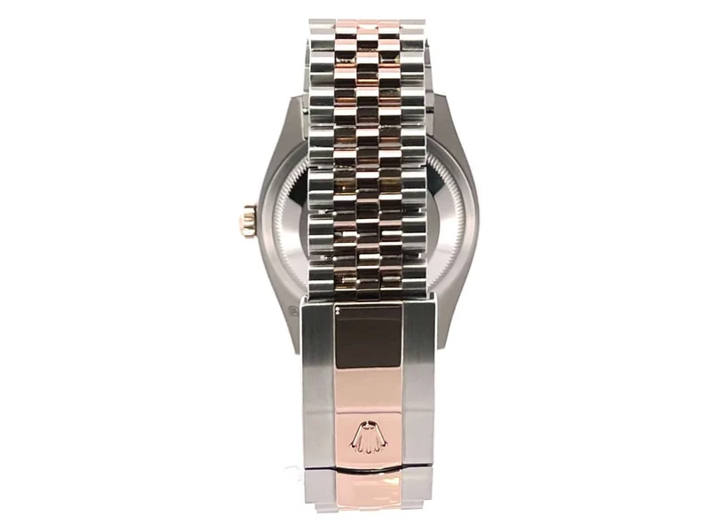 Rolex Datejust 36 Oystersteel Everose-Gold 126231 Rhodium Jubile-Band