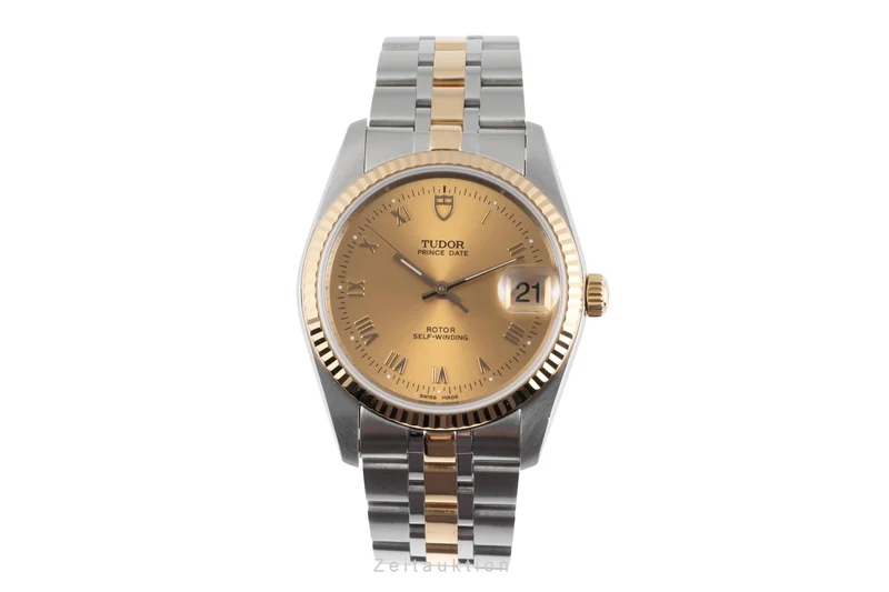 Tudor Prince Date steel / gold automatic men's watch 74033 [2601582]