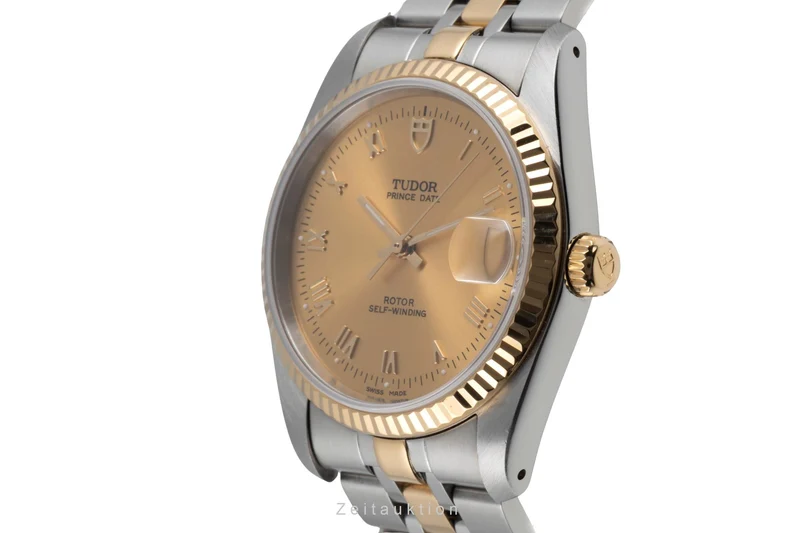 Tudor Prince Date steel / gold automatic men's watch 74033 [2601582]
