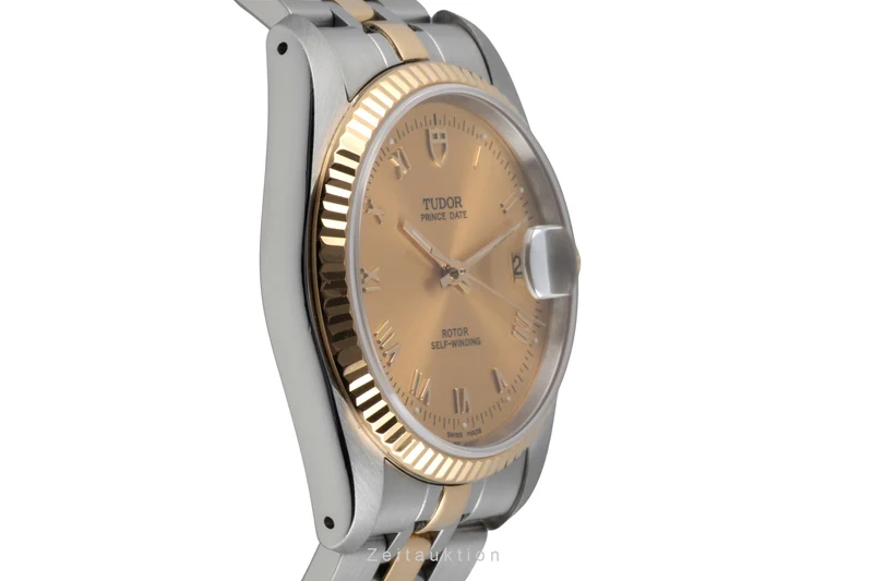 Tudor Prince Date steel / gold automatic men's watch 74033 [2601582]