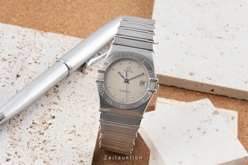 Omega Constellation steel quartz men's watch 396.1076 [2506704]