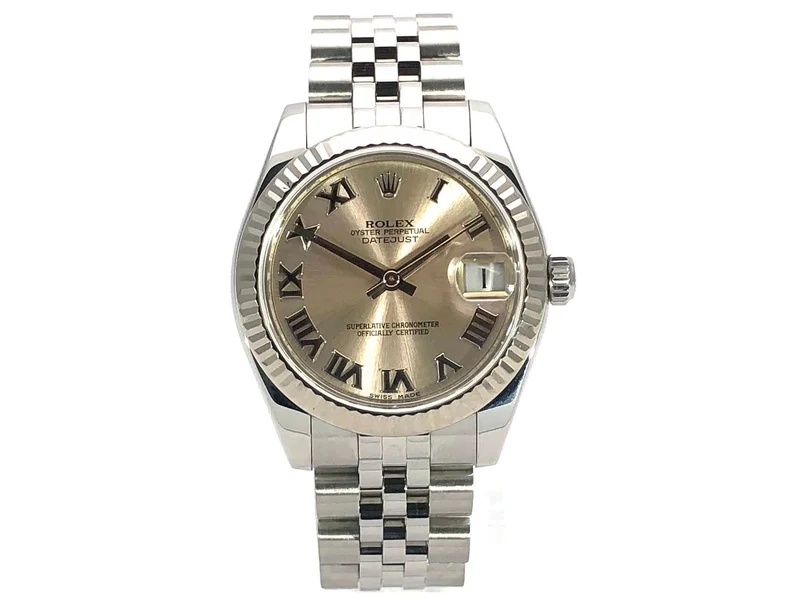 Rolex Datejust 31 Pink Römisch 178274 Jubile-Band aus 2014 LC100