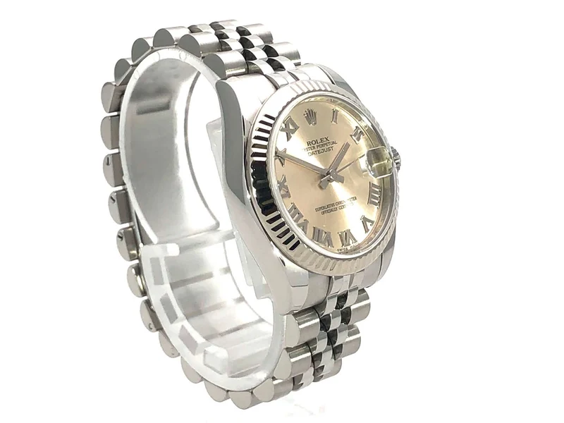 Rolex Datejust 31 Pink Römisch 178274 Jubile-Band aus 2014 LC100