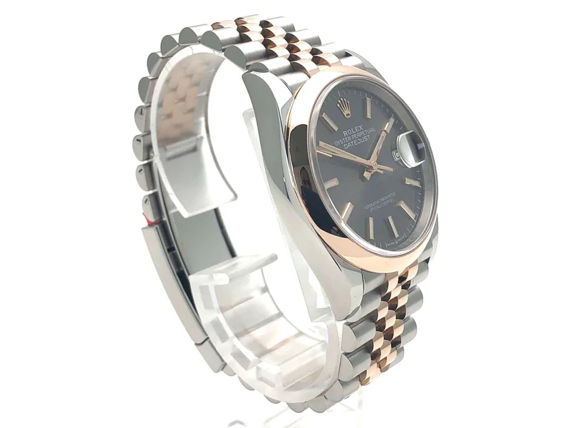 Rolex Datejust 36 126201 Rhodium Index Jubile-Band aus 2019 ungetragen