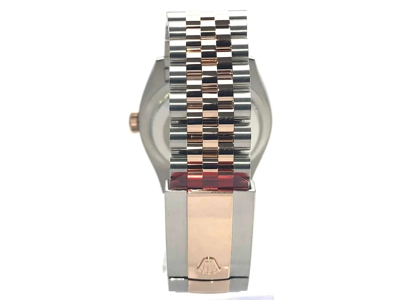 Rolex Datejust 36 126201 Rhodium Index Jubile-Band aus 2019 ungetragen