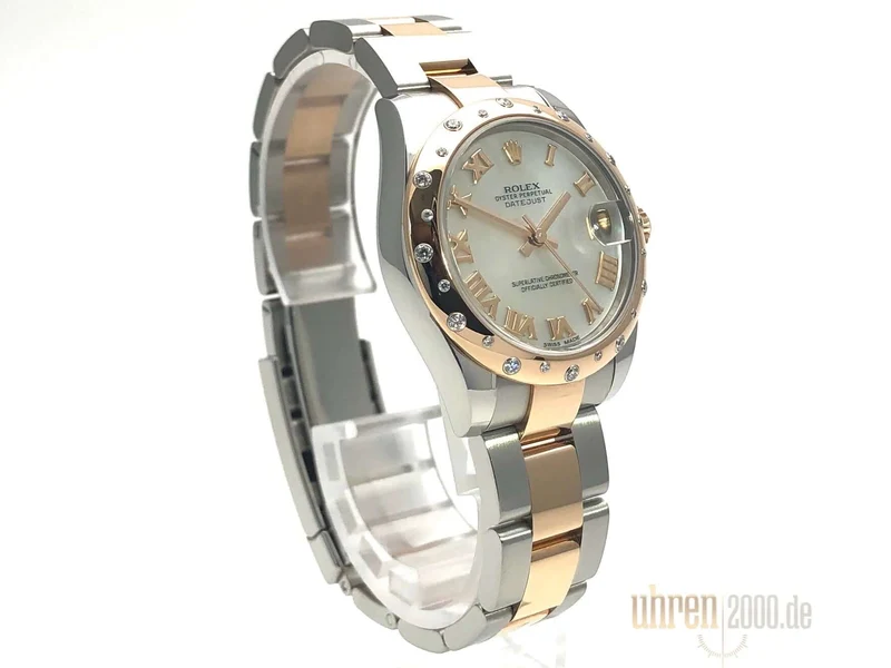 Rolex Datejust 31 Diamant Lünette 178341 Perlmutt Römisch ungetragen aus 2017