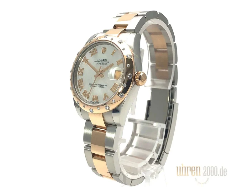 Rolex Datejust 31 Diamant Lünette 178341 Perlmutt Römisch ungetragen aus 2017