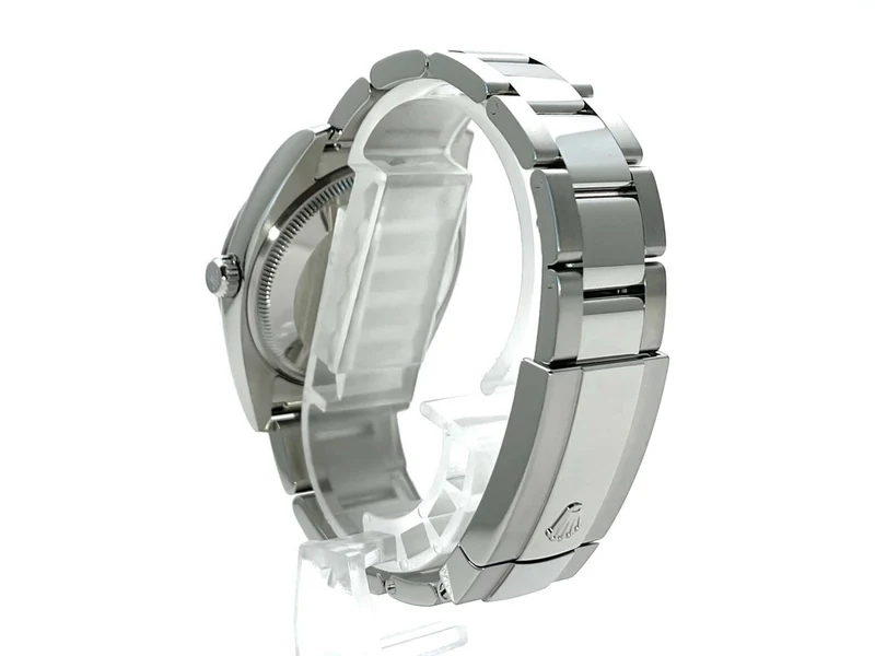 Rolex 115234 Oyster Perpetual Date 34 Silber Diamant aus 2020