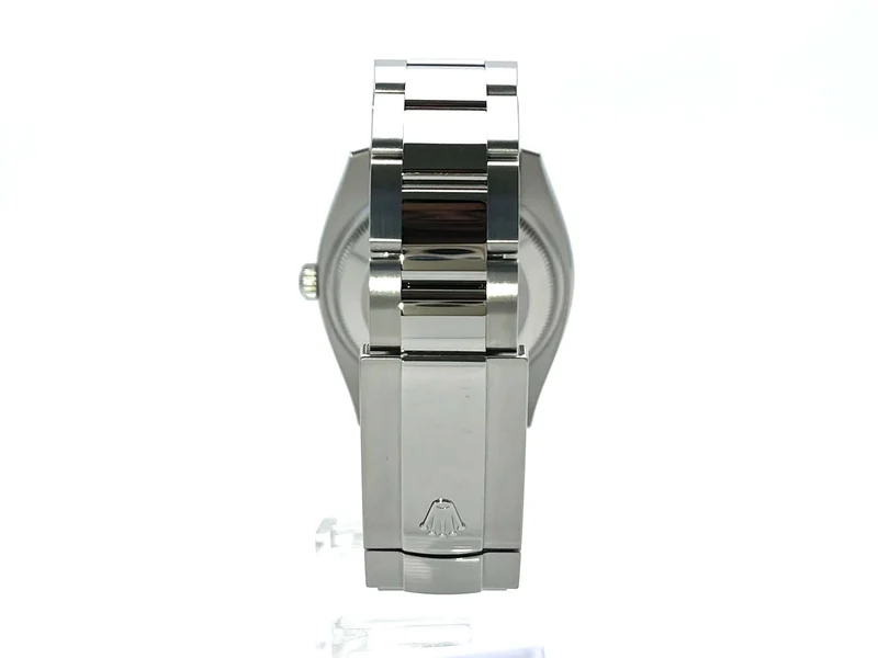 Rolex 115234 Oyster Perpetual Date 34 Silber Diamant aus 2020