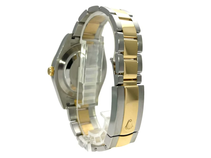 Rolex Datejust II 41 Edelstahl Gelbgold 116333 Champagner