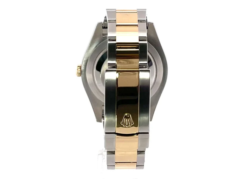 Rolex Datejust II 41 Edelstahl Gelbgold 116333 Champagner Diamant