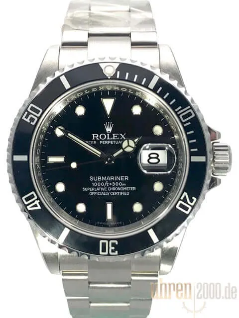 Rolex Submariner Date 16610 aus 2010 V-Serial Ungetragen