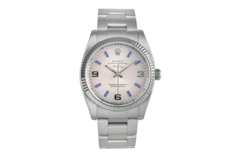 Rolex Air King steel / white gold automatic men's watch 114234 [2504089]
