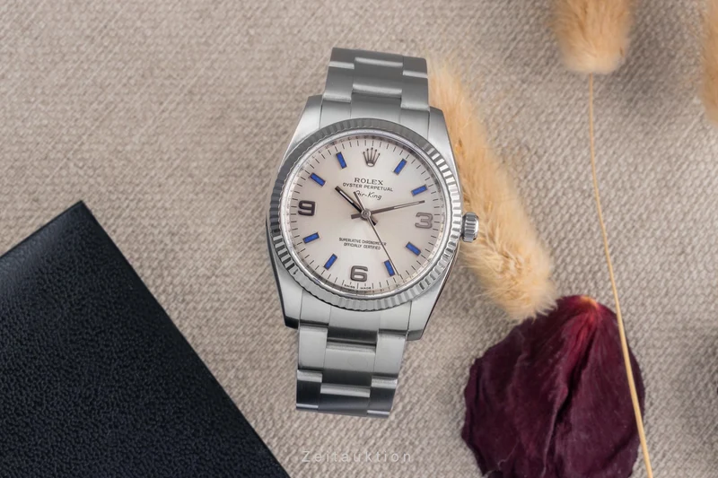 Rolex Air King steel / white gold automatic men's watch 114234 [2504089]