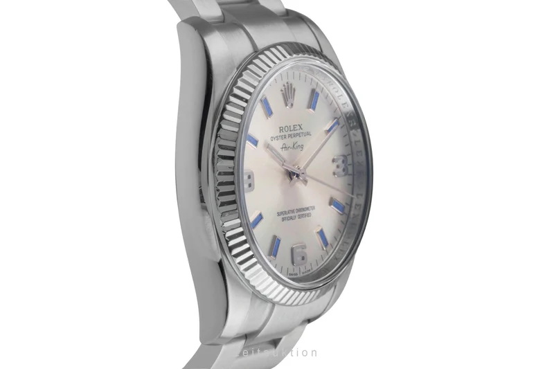 Rolex Air King steel / white gold automatic men's watch 114234 [2504089]