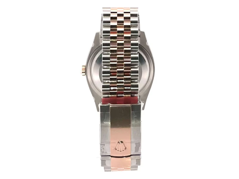 Rolex Datejust 36 Oystersteel Everose-Gold 126231 Rhodium Jubile-Band