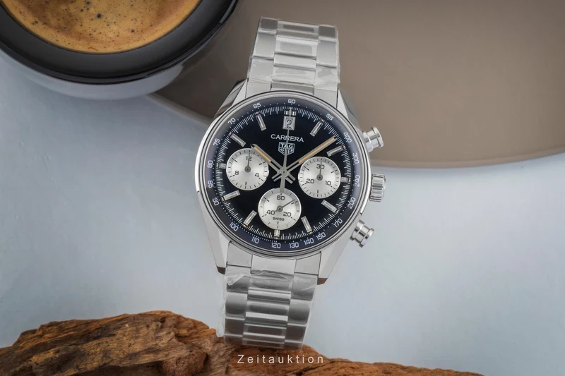 Tag Heuer Carrera chronograph steel automatic men's watch CBS2210.FC6534 LP: 7500EUR [2601664]