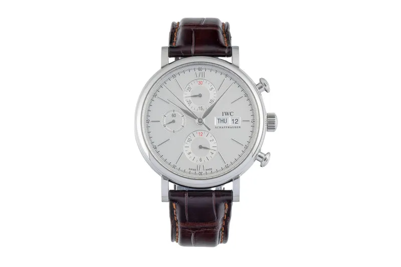 IWC Portofino chronograph steel automatic men's watch IW391027 [2600879]
