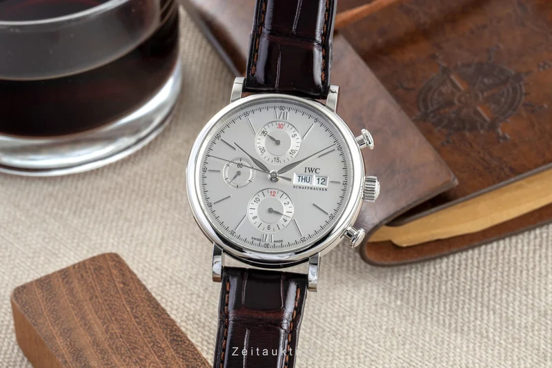 IWC Portofino chronograph steel automatic men's watch IW391027 [2600879]