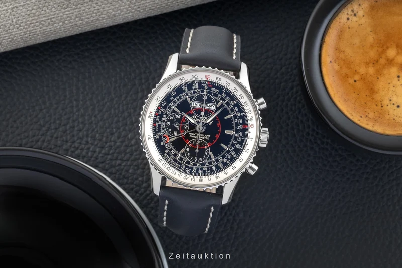 Breitling Montbrillant Datora chronograph steel automatic men's watch A21330 [2601555]