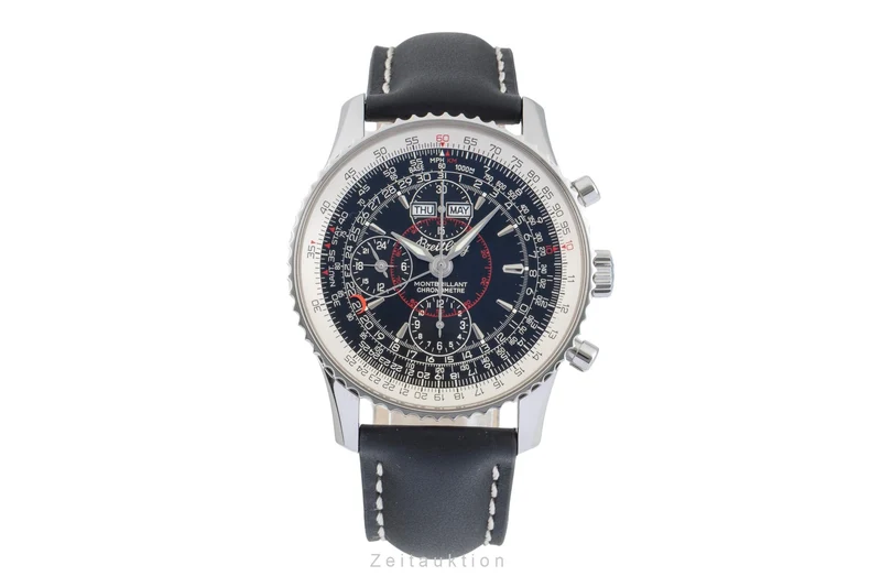 Breitling Montbrillant Datora chronograph steel automatic men's watch A21330 [2601555]