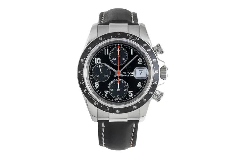 Tudor Prince Date chronograph steel automatic men's watch 79260P [2506125]