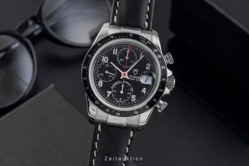 Tudor Prince Date chronograph steel automatic men's watch 79260P [2506125]