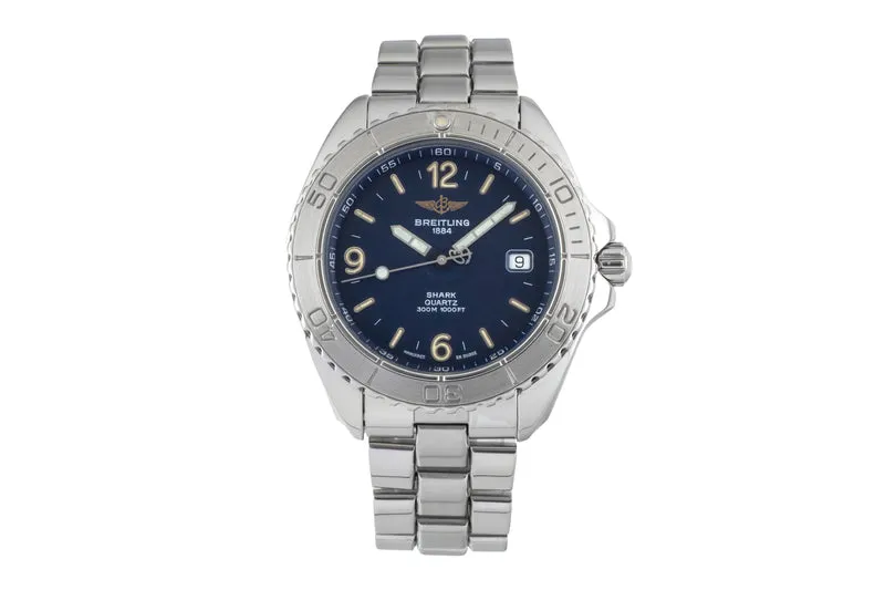 Breitling Shark steel quartz men's watch A58605 [2600060]
