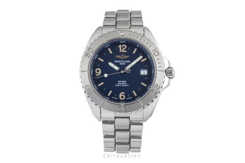 Breitling Shark steel quartz men's watch A58605 [2600060]