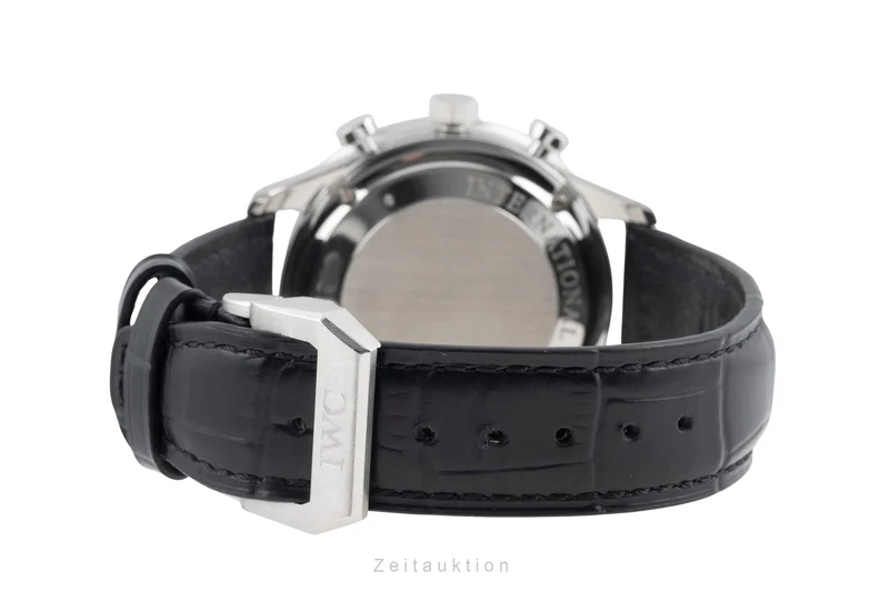IWC Portugieser chronograph steel automatic men's watch IW371447 LP: 9100EUR [2601186]