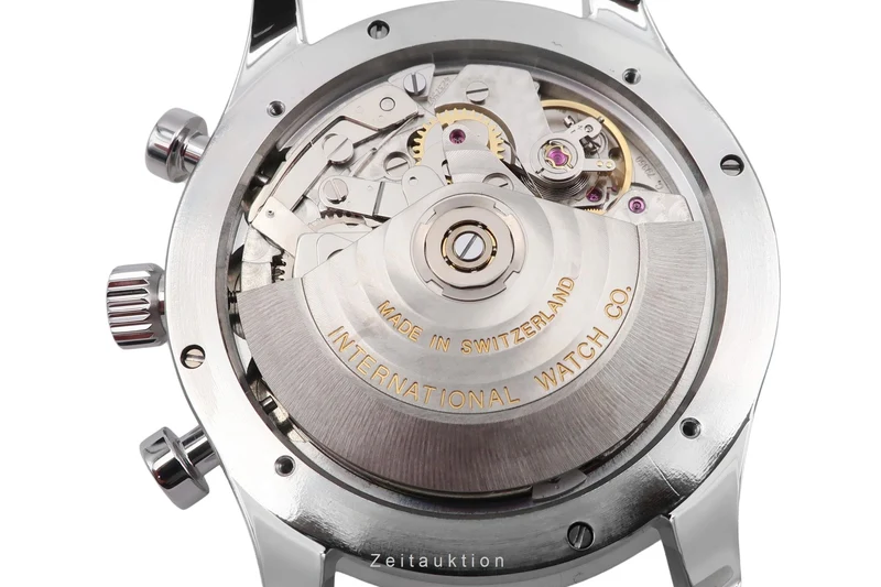 IWC Portugieser chronograph steel automatic men's watch IW371447 LP: 9100EUR [2601186]