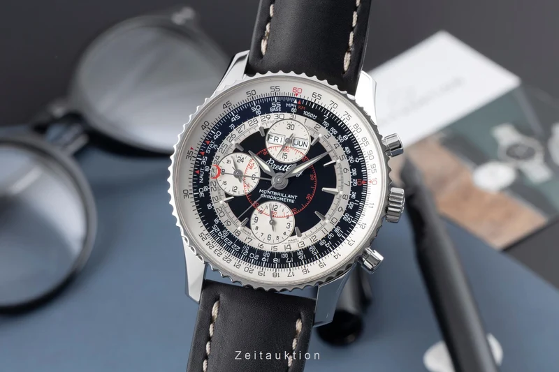 Breitling Montbrillant Datora chronograph steel automatic men's watch A21330 [2601623]