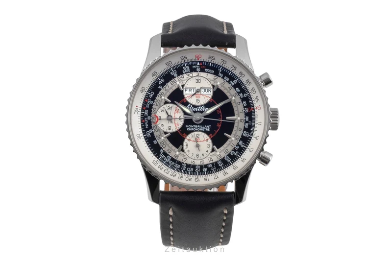 Breitling Montbrillant Datora chronograph steel automatic men's watch A21330 [2601623]
