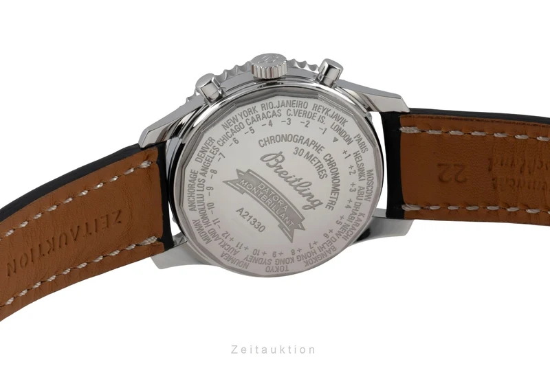 Breitling Montbrillant Datora chronograph steel automatic men's watch A21330 [2601623]