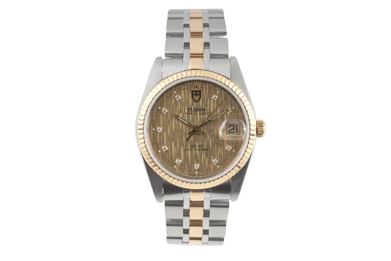 Tudor Prince Date steel / gold automatic men's watch 74033 [2601560]