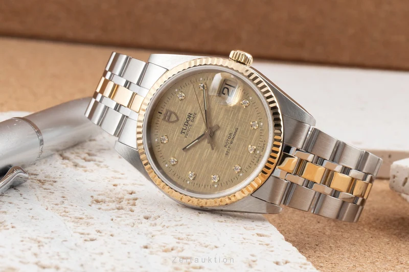 Tudor Prince Date steel / gold automatic men's watch 74033 [2601560]