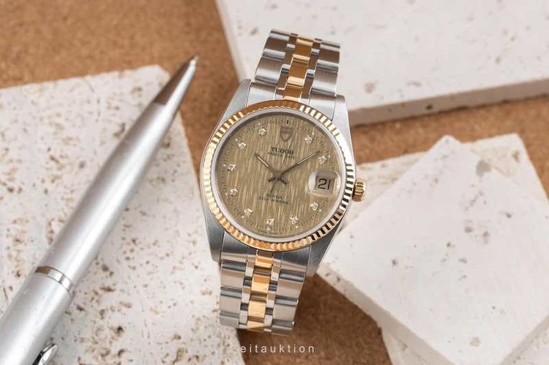 Tudor Prince Date steel / gold automatic men's watch 74033 [2601560]