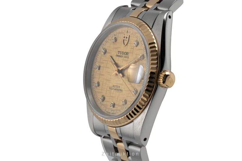 Tudor Prince Date steel / gold automatic men's watch 74033 [2601560]