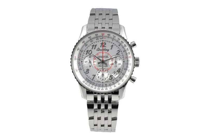 Breitling Montbrillant chronograph steel automatic men's watch AB013012/G735 LP: 9850EUR [2601597]