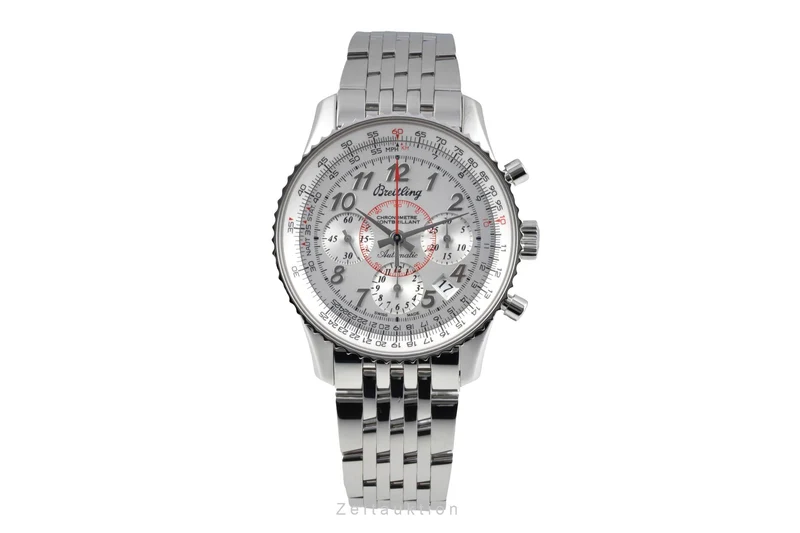 Breitling Montbrillant chronograph steel automatic men's watch AB013012/G735 LP: 9850EUR [2601597]